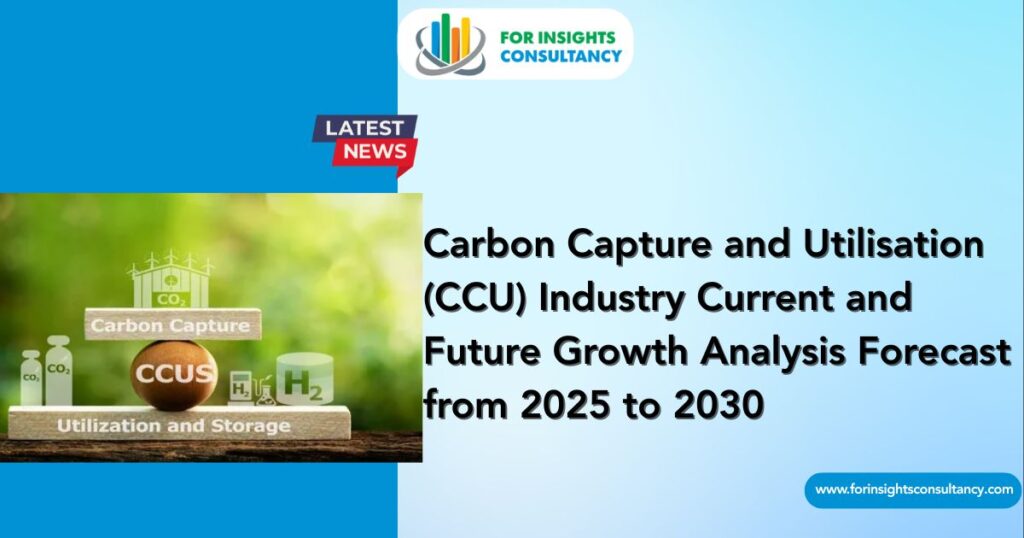 Carbon Capture and Utilisation (CCU) Industry Latest News | For Insights Consultancy